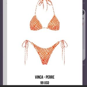 Triangl top and bottoms are available too